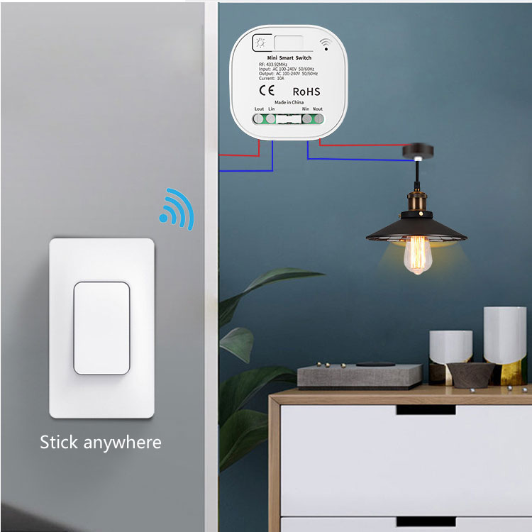 AC85-265V Wireless Reset Light Switch Controller For Staircase Lighting System AC85-265V Wireless Reset Light Switch Controller For Staircase Lighting System